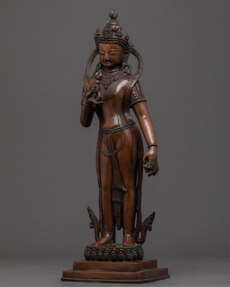 Bodhisattva Vajrasattva Sculpture | Traditional Buddhist Art