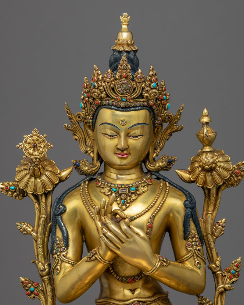 Maitreya The Future Buddha | Traditionally Hand Carved Statue