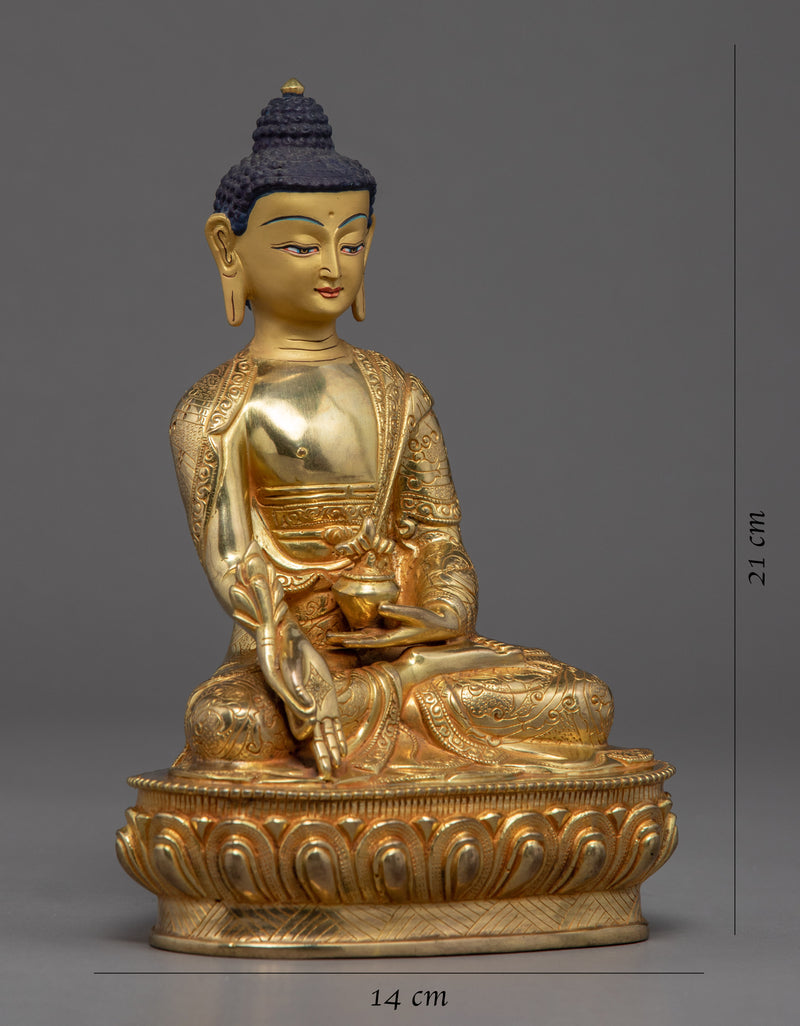 Medicine Buddha Tibetan | Traditional Healing Buddha Sculpture