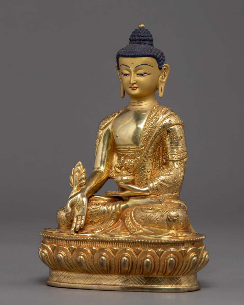 Medicine Buddha Tibetan | Traditional Healing Buddha Sculpture