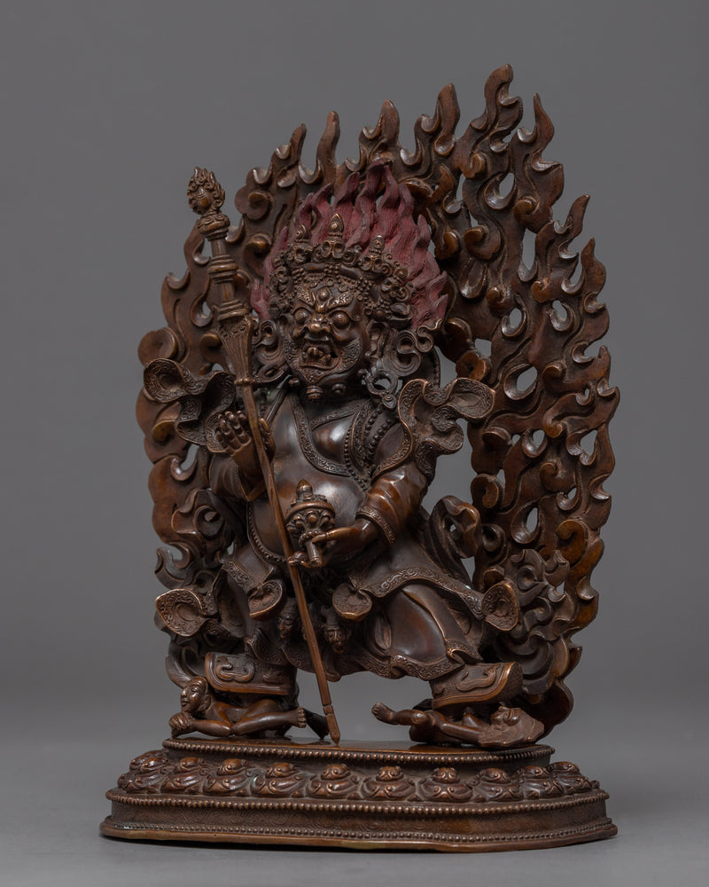 Mahakala Deity Statue | Traditional Himalayan Art Nepal