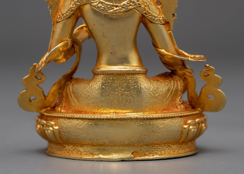 Beautiful Green Tara Statue | Traditional Tibetan Art