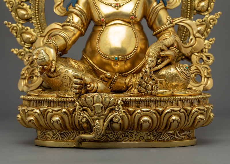 Jambhala Buddha Sculpture | Wealth Deity of Buddhism