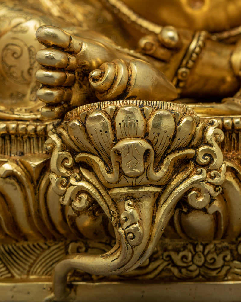 Jambhala Buddha Sculpture | Wealth Deity of Buddhism