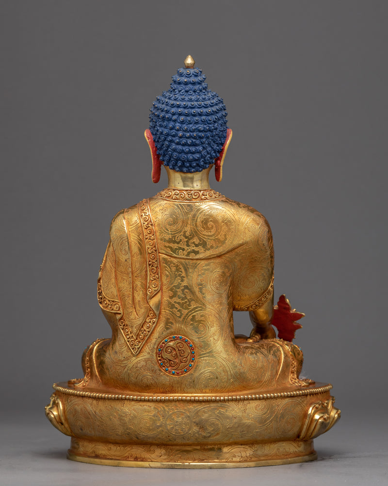 Healing Medicine Buddha Statue | Traditional Buddhist Art