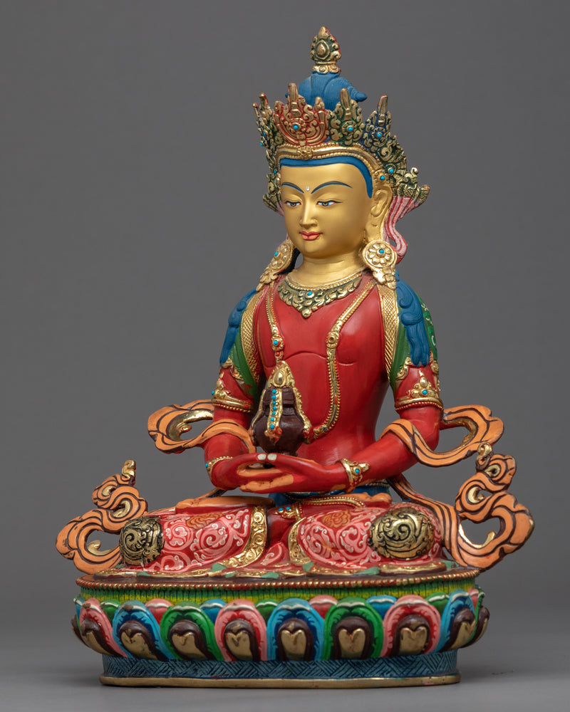 Amitayus Buddha of Long Life | Traditional Bodhisattva Art