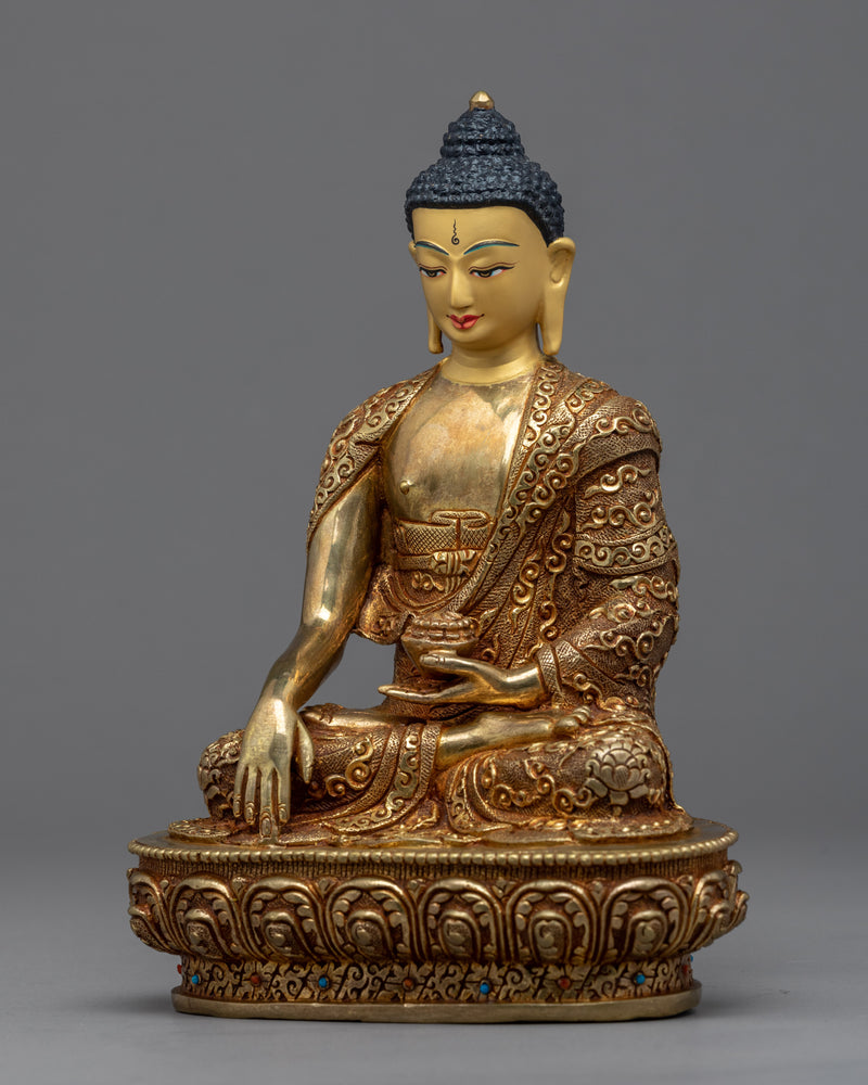 Seated Buddha Shakyamuni Sculpture | Tibetan Sculpture Art