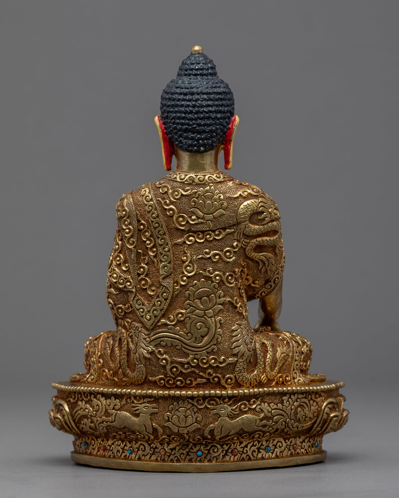 Seated Buddha Shakyamuni Sculpture | Tibetan Sculpture Art