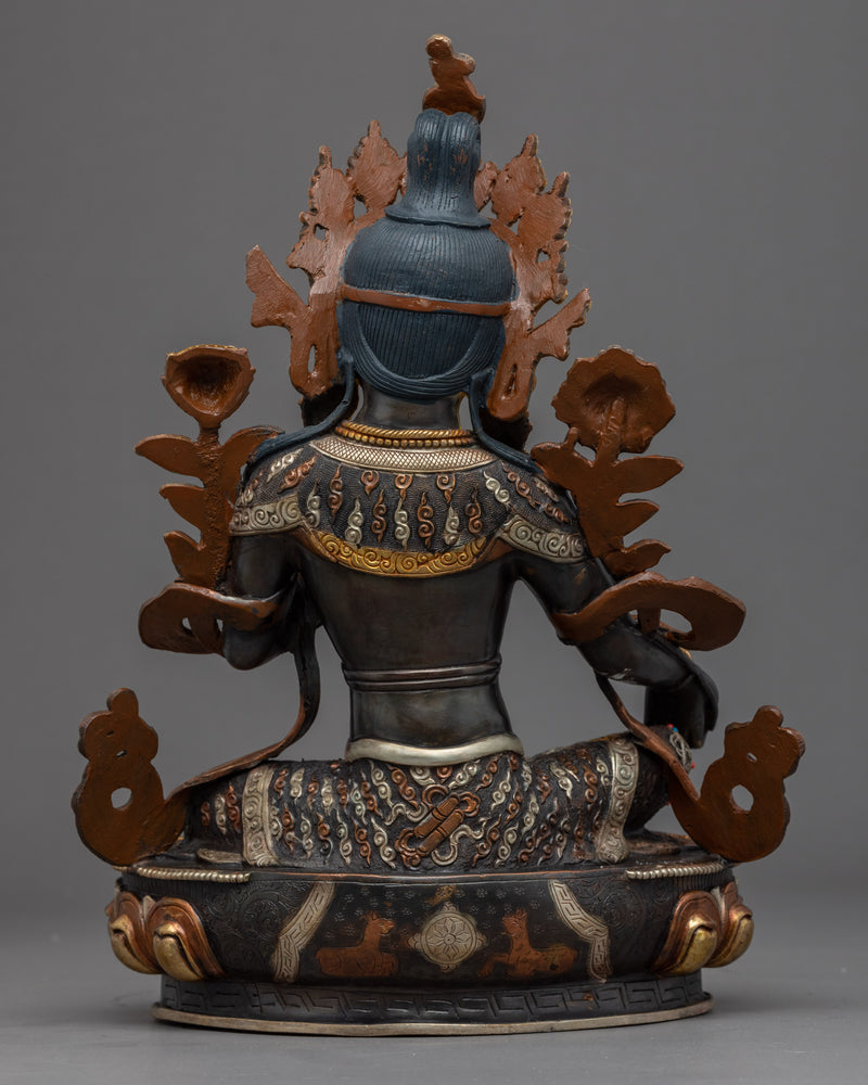 Green Tara Nepal Sculpture | Himalayan Buddhist Artwork