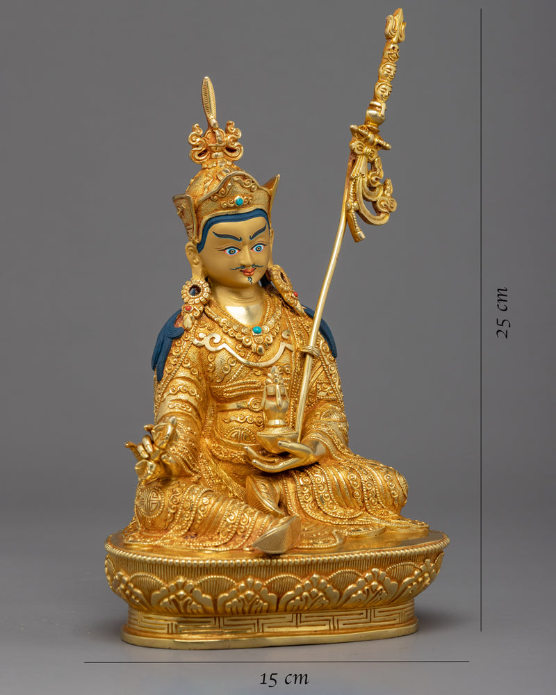 Guru Padmasambhava Statue Art | Tibetan Tantric Master