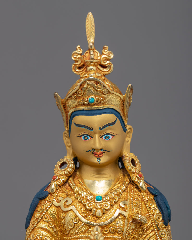 Guru Padmasambhava Statue Art | Tibetan Tantric Master