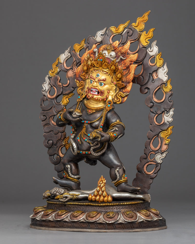 Black Dzambhala Statue | Wealth Deity