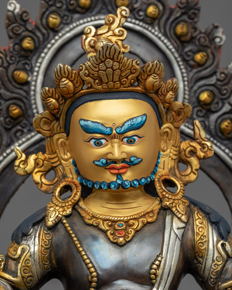 Red Dzambhala Statue | Wealth Deity of Buddhism