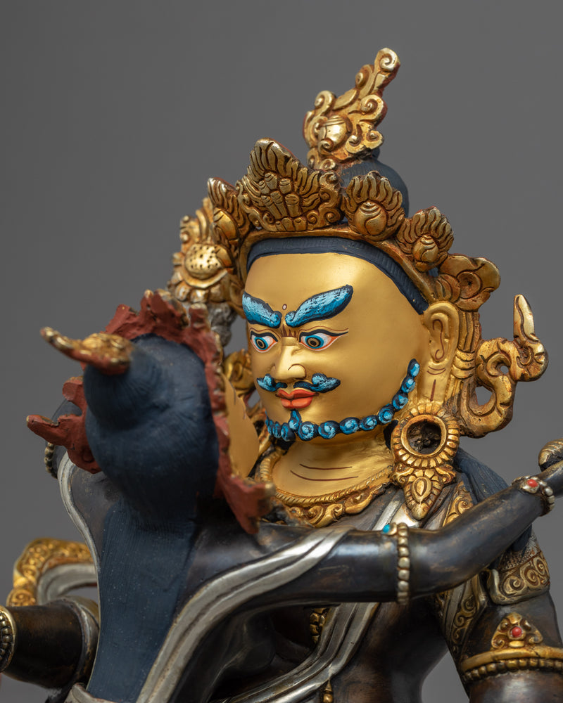 Red Dzambhala Statue | Wealth Deity of Buddhism