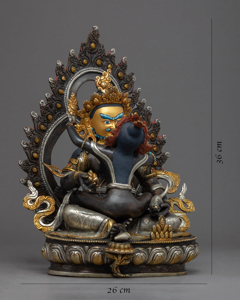 Red Dzambhala Statue | Wealth Deity of Buddhism