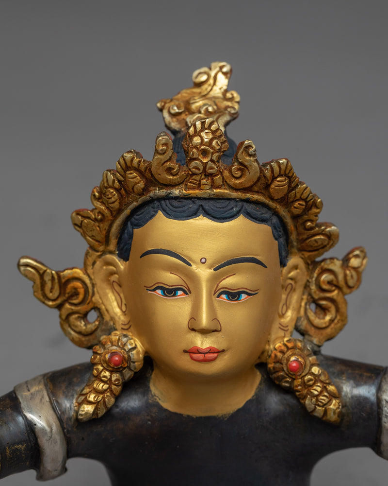 Red Dzambhala Statue | Wealth Deity of Buddhism