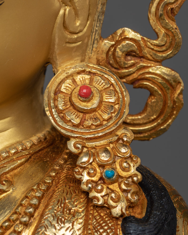 4 Arms Chenrezig Sculpture | Traditional Tibetan Art