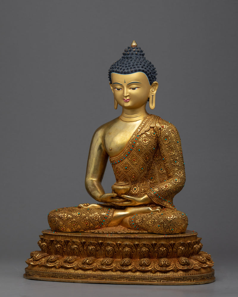 Amitabha Buddha Sculpture Nepal | Traditionally Hand Carved in Nepal