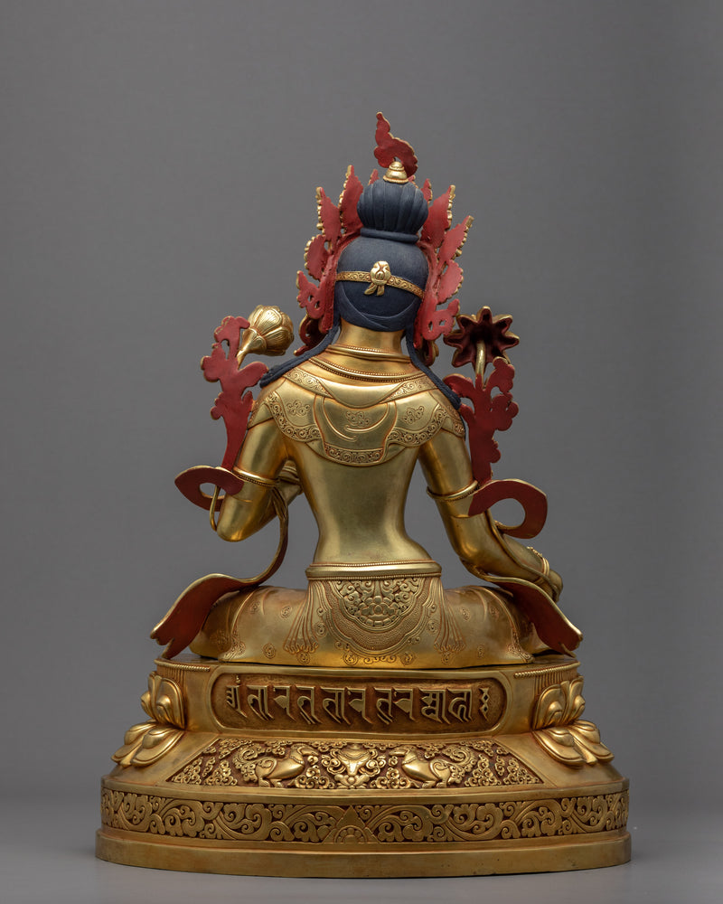 Compassionate Green Tara Sculpture | Mother of Compassion