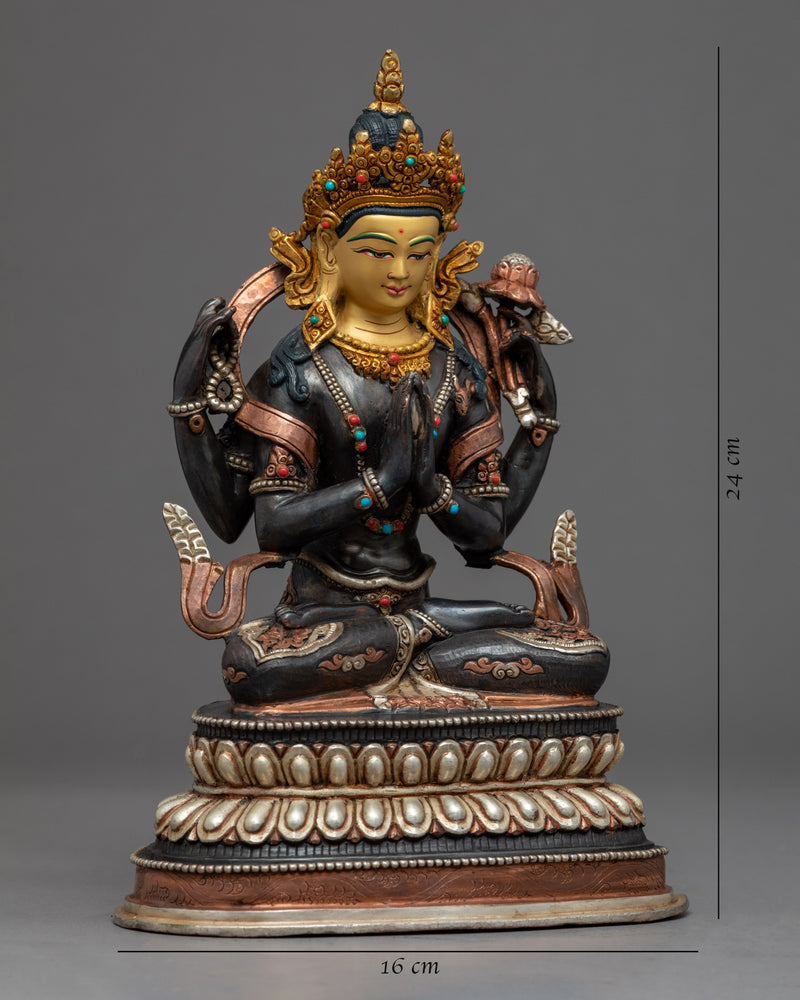 Bodhisattva Chenrezig Art Statue | Traditional Buddhist Art