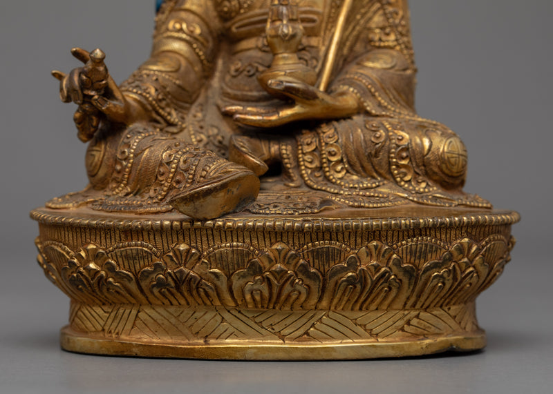 The Lotus Born Guru Rinpoche | Hand Carved Padmasambhava Statue