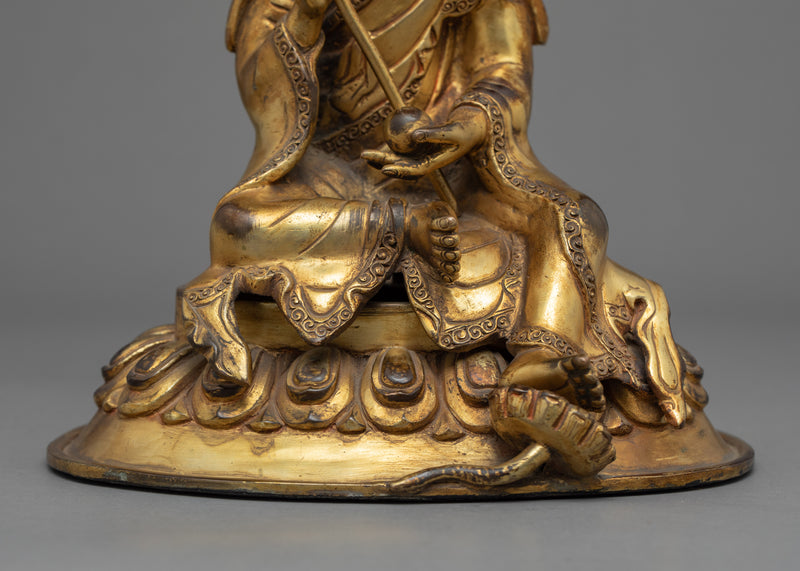 Kshitigarbha Bodhisattva Statue | Hand-Carved Buddhist Sculpture