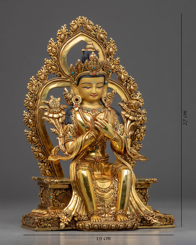 The Buddha Maitreya Sculpture | Traditionally Made in Nepal