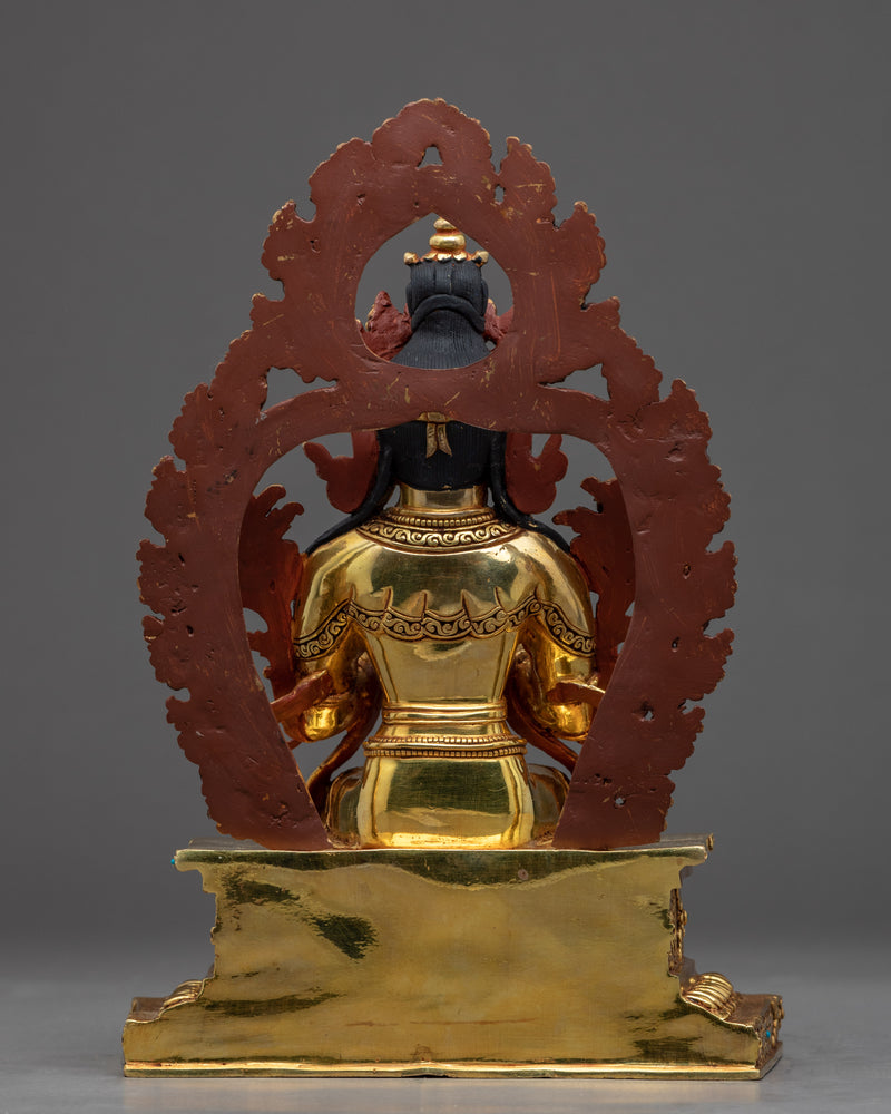 The Buddha Maitreya Sculpture | Traditionally Made in Nepal