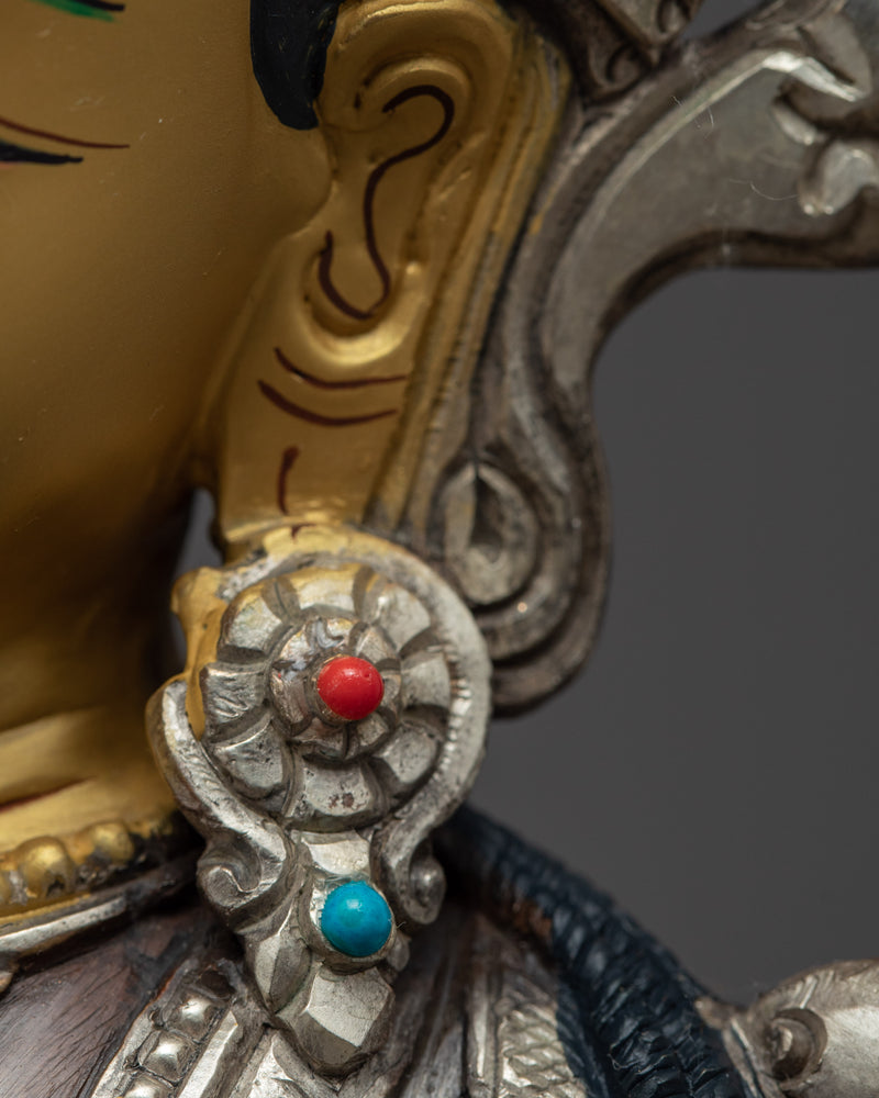 Manjushri Boddhisattva Sculpture | Traditionally Crafted Statue