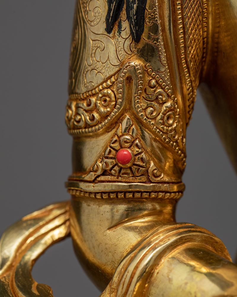 Buddha of Long Life Statue | Amitayus Hand-Sculpted Art