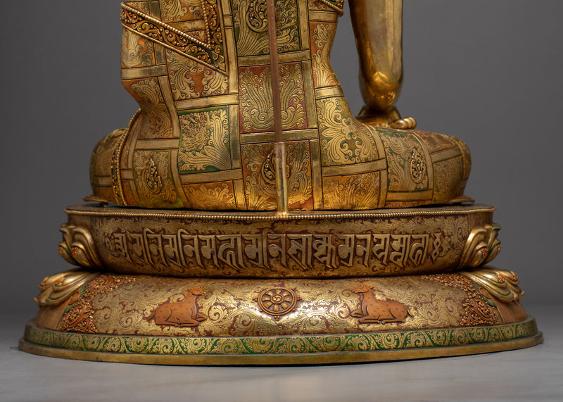 Nepali Buddha Statue | Traditional Hand-Sculpted Shakyamuni Art