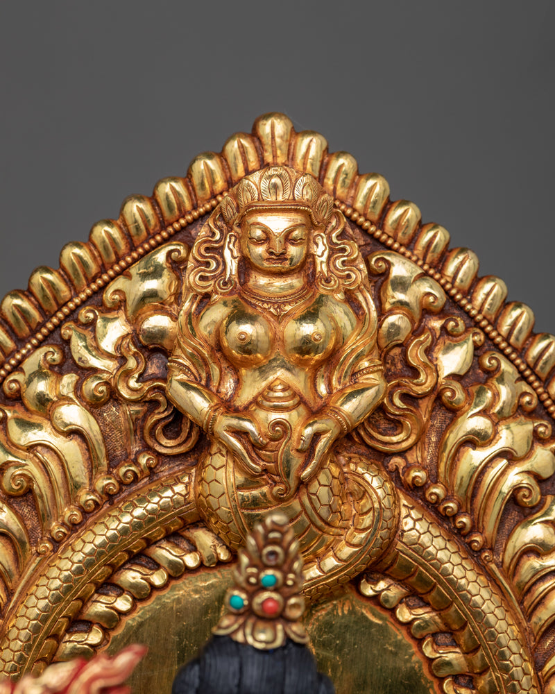 Peaceful Manjushri Sculpture | Traditionally Hand Carved