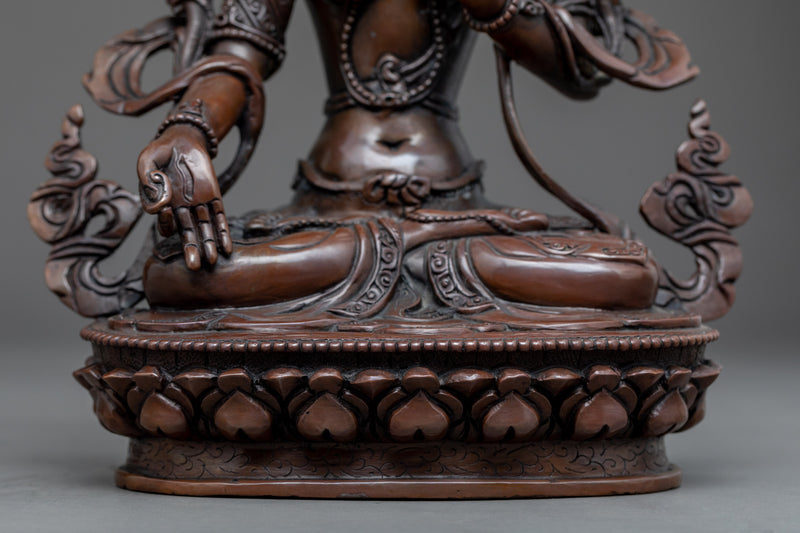 White Tara Indoor Sculpture | Handcrafted The Great Mother