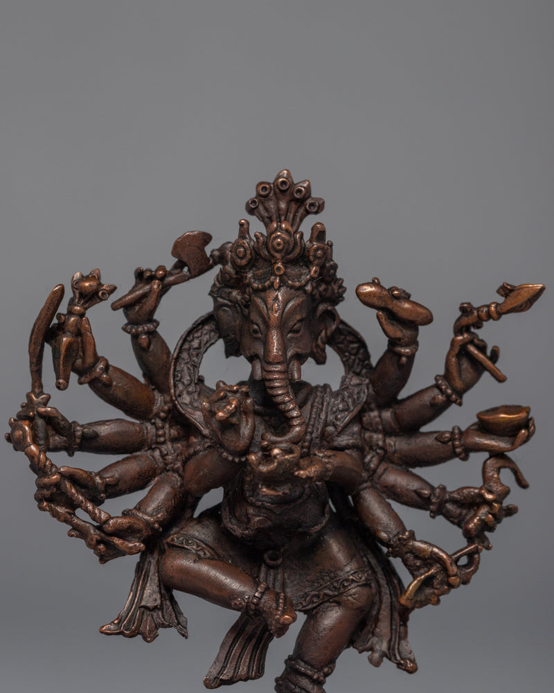 Small Ganesh Sculpture | Buddhist Deity Vināyaka