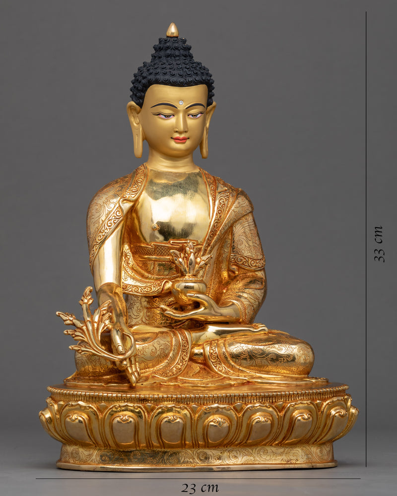 The Medicine Buddha Buddhist Sculpture | The Healing Bhaisajyaguru