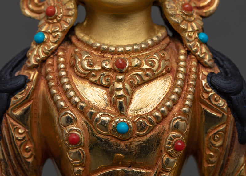 Long Life Buddha Amitayus Sculpture | Traditionally Hand Carved Art