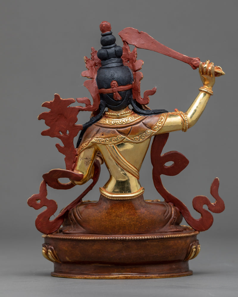 Maha Manjushri Statue | Himalayan Art Wealth Deity