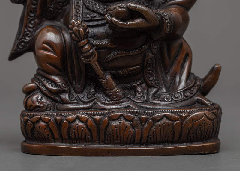 Mahakala Bernagchen The Black Cloak Handcrafted Statue