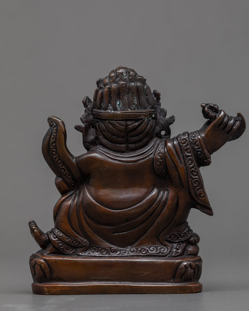 Mahakala Bernagchen The Black Cloak Handcrafted Statue