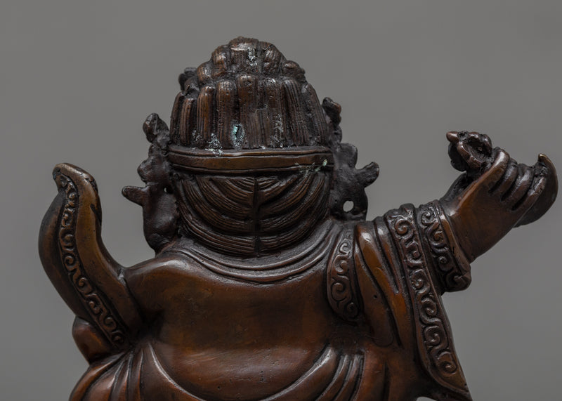 Mahakala Bernagchen The Black Cloak Handcrafted Statue