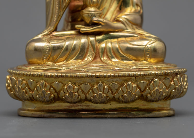 Semi Wrathful Guru Rinpoche Sculpture | Hand Carved Precious Guru