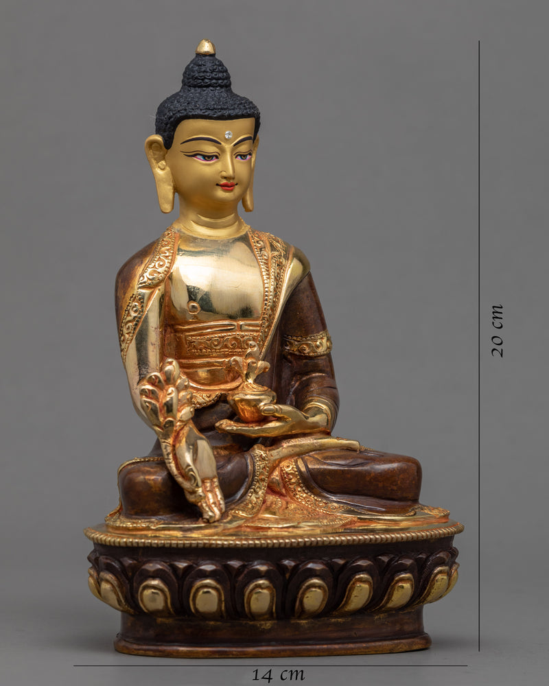 Three Buddha Sculpture Set | Shakyamuni Buddha  | Medicine Buddha | Amitabha Buddha