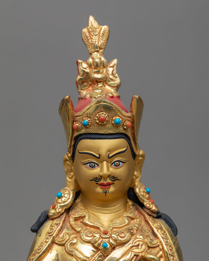 Guru Rinpoche Sculpture Art | Hand-Carved Guru Padmasambhava