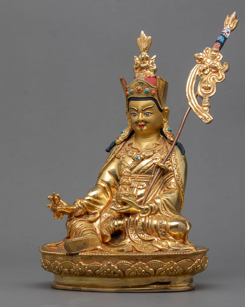 Guru Rinpoche Sculpture Art | Hand-Carved Guru Padmasambhava