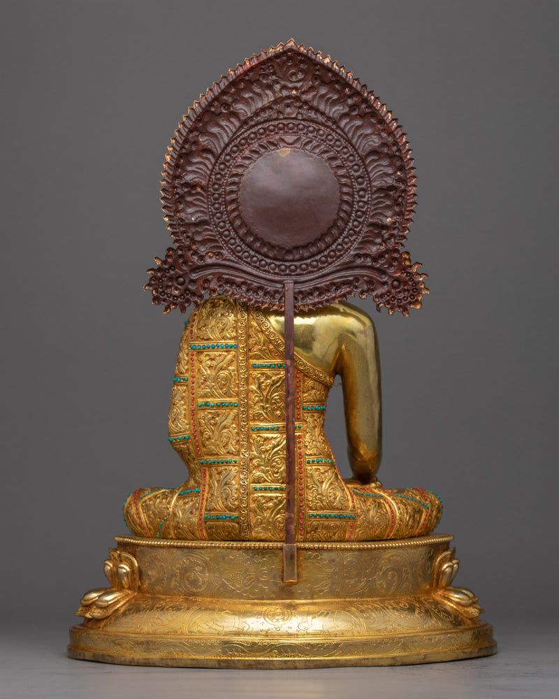 Seated Shakyamuni Buddha Statue | Traditional Buddhist Art