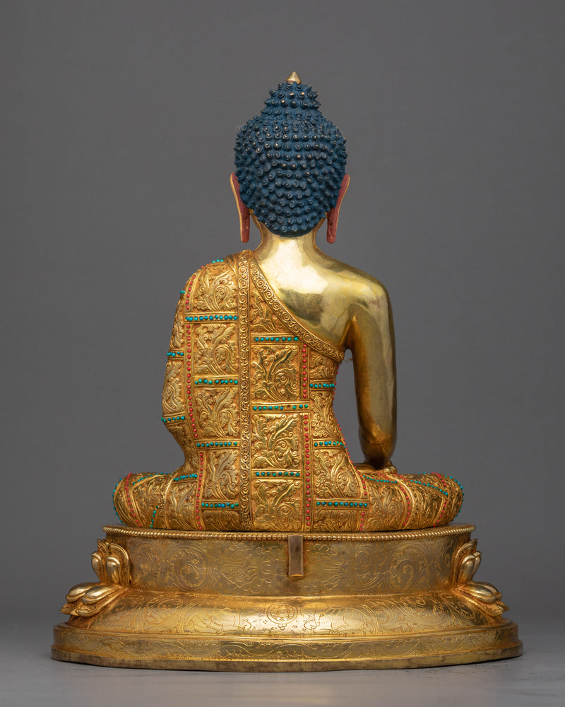 Seated Shakyamuni Buddha Statue | Traditional Buddhist Art