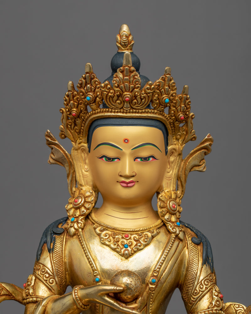 Kshitigarbha Bodhisattva Sculpture | Hand-Carved Buddhist Sculpture