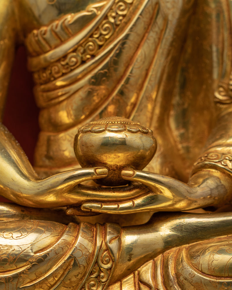 Three Wise Buddha Sculptures | Shakyamuni Buddha | Medicine Buddha | Amitabha Buddha