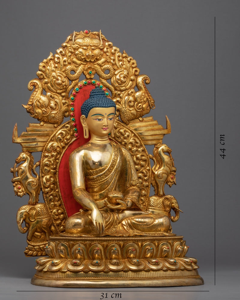 Three Wise Buddha Sculptures | Shakyamuni Buddha | Medicine Buddha | Amitabha Buddha