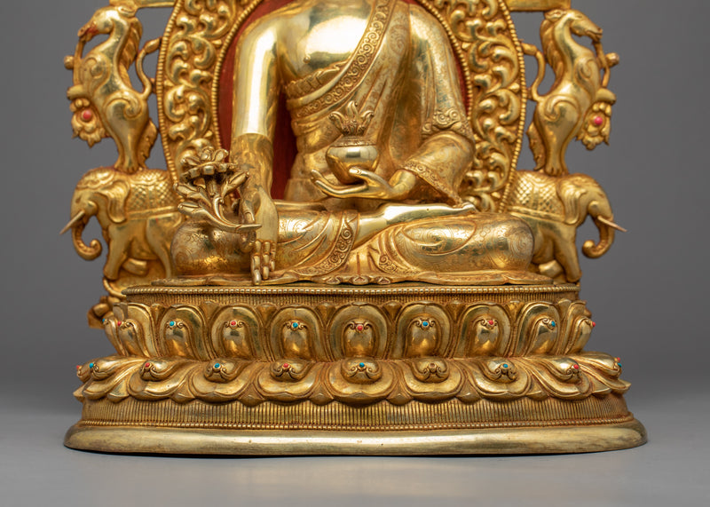 Three Wise Buddha Sculptures | Shakyamuni Buddha | Medicine Buddha | Amitabha Buddha